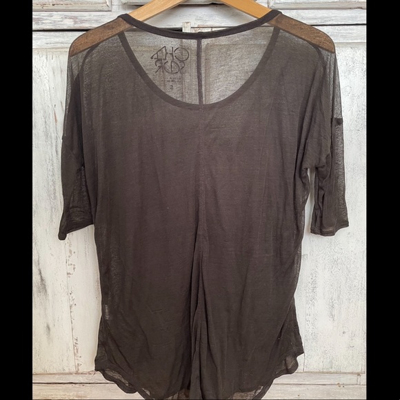 Chaser moon phases tee shirt, small, used condition, distressed look - Picture 2 of 5